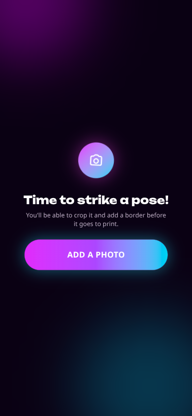 Guest snaps or picks a photo